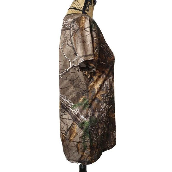 Magellan Womens Camo Tee M RealTree Edge Pink Logo Outdoors Hunting Top Nature - Picture 6 of 6
